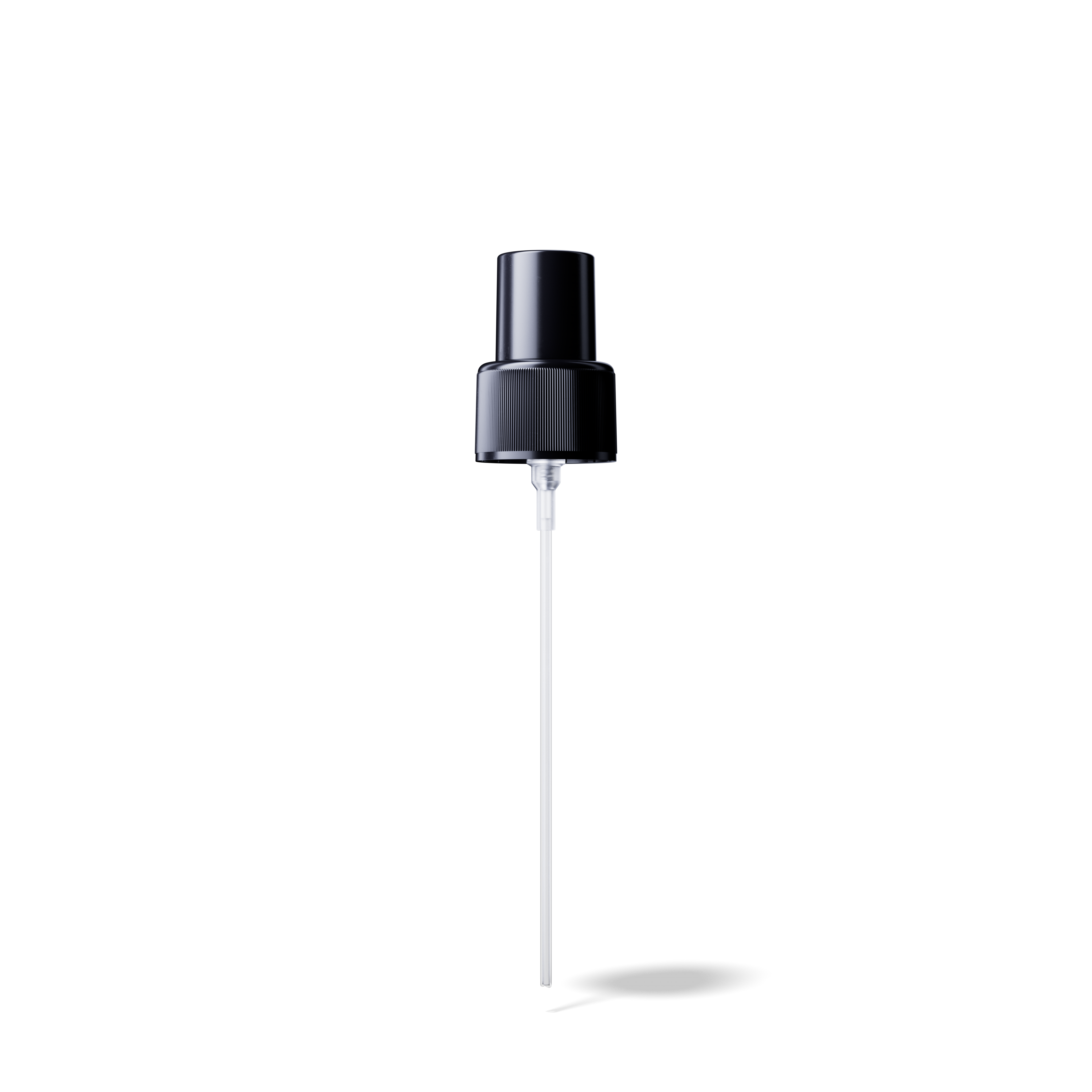 Taupo Spray cap, 24/410, PP, black, dose 0.07 ml, black overcap (Draco 120)