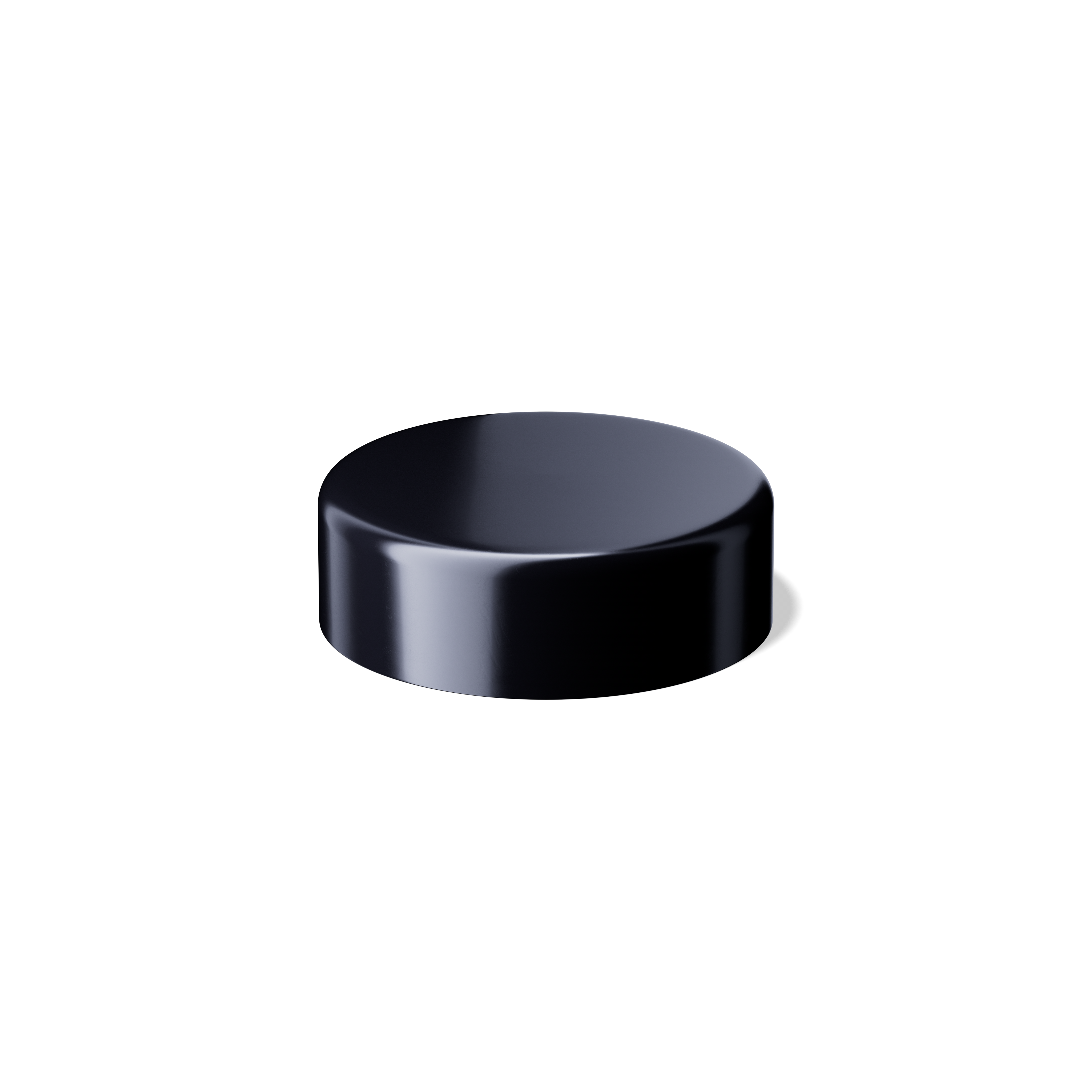 Lid Modern 47 special, UREA, black, semi-glossy, violet Phan inlay, non-glued (Ceres 30)
