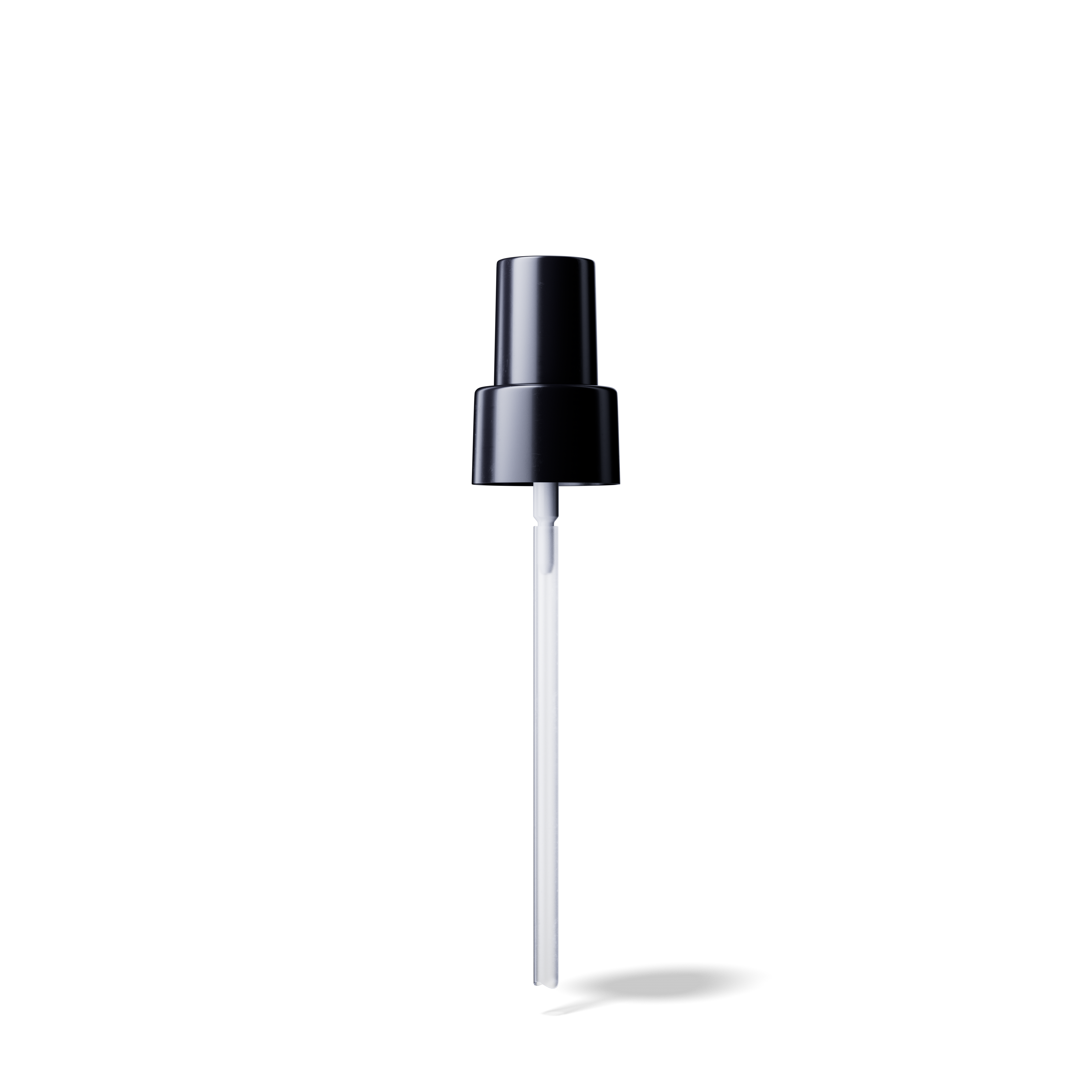Neva Pump cap, 24/410, PP black, dose 0.19 ml, black overcap (Virgo 100)