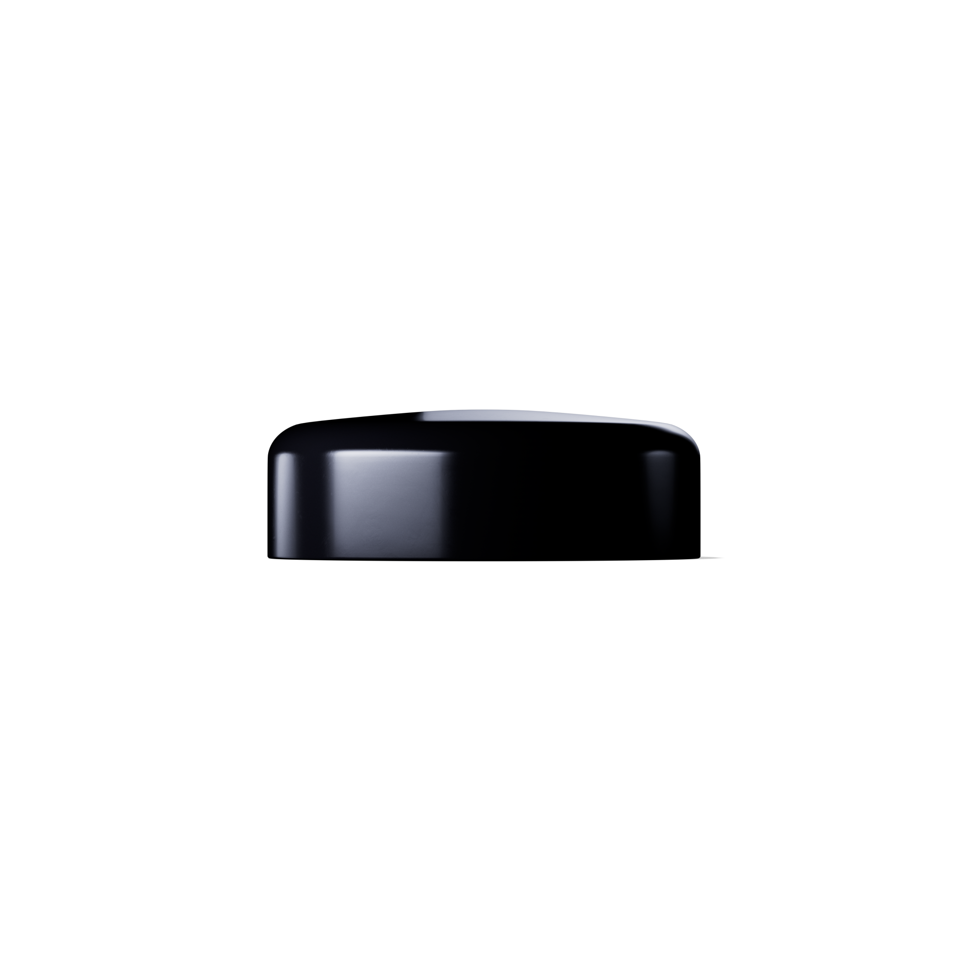 Lid Classic 53/400, SAN, black, violet Phan inlay, non-glued (Saturn 150)