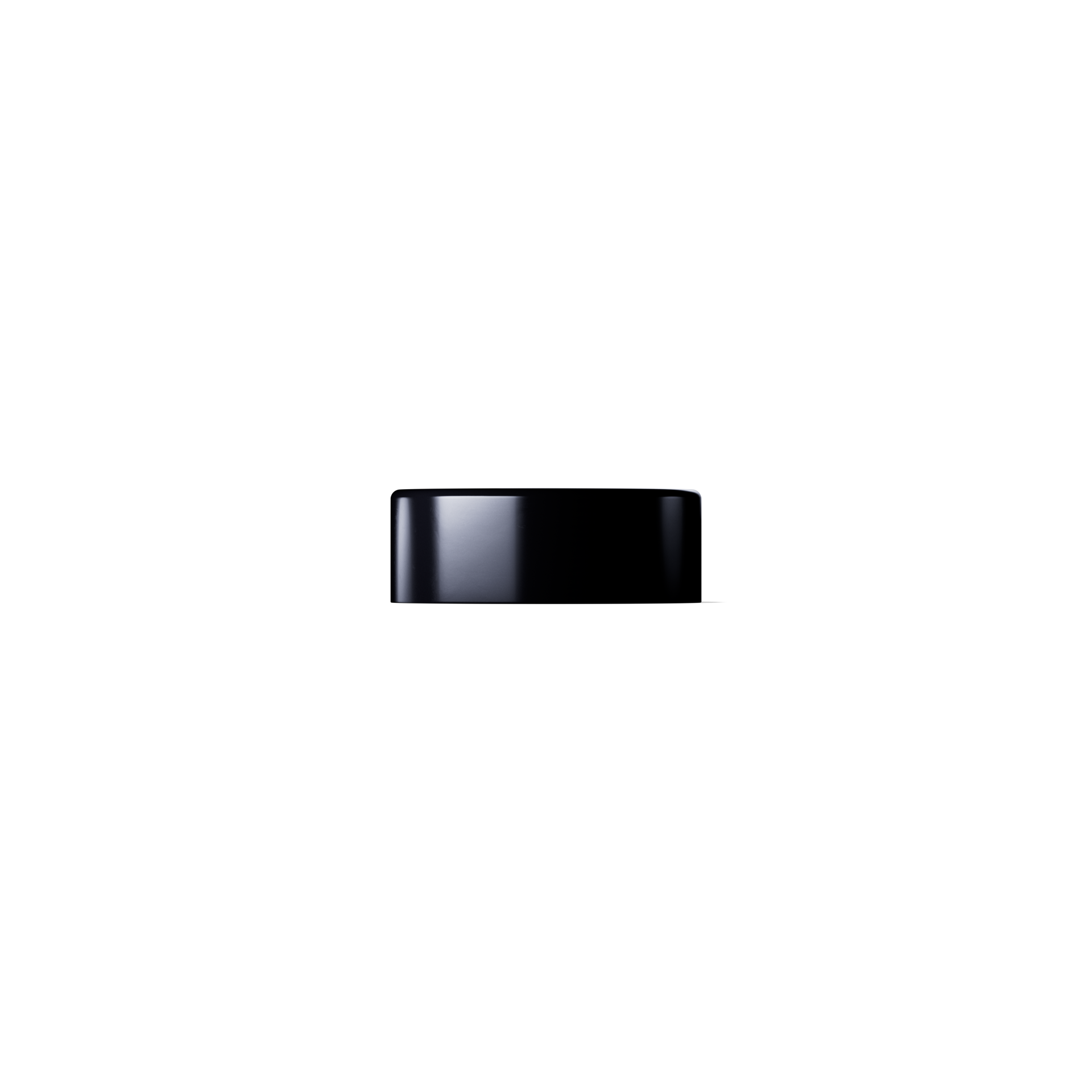 Lid Modern 29 special, PP, black glossy, violet Phan inlay, non-glued (Ceres 5)