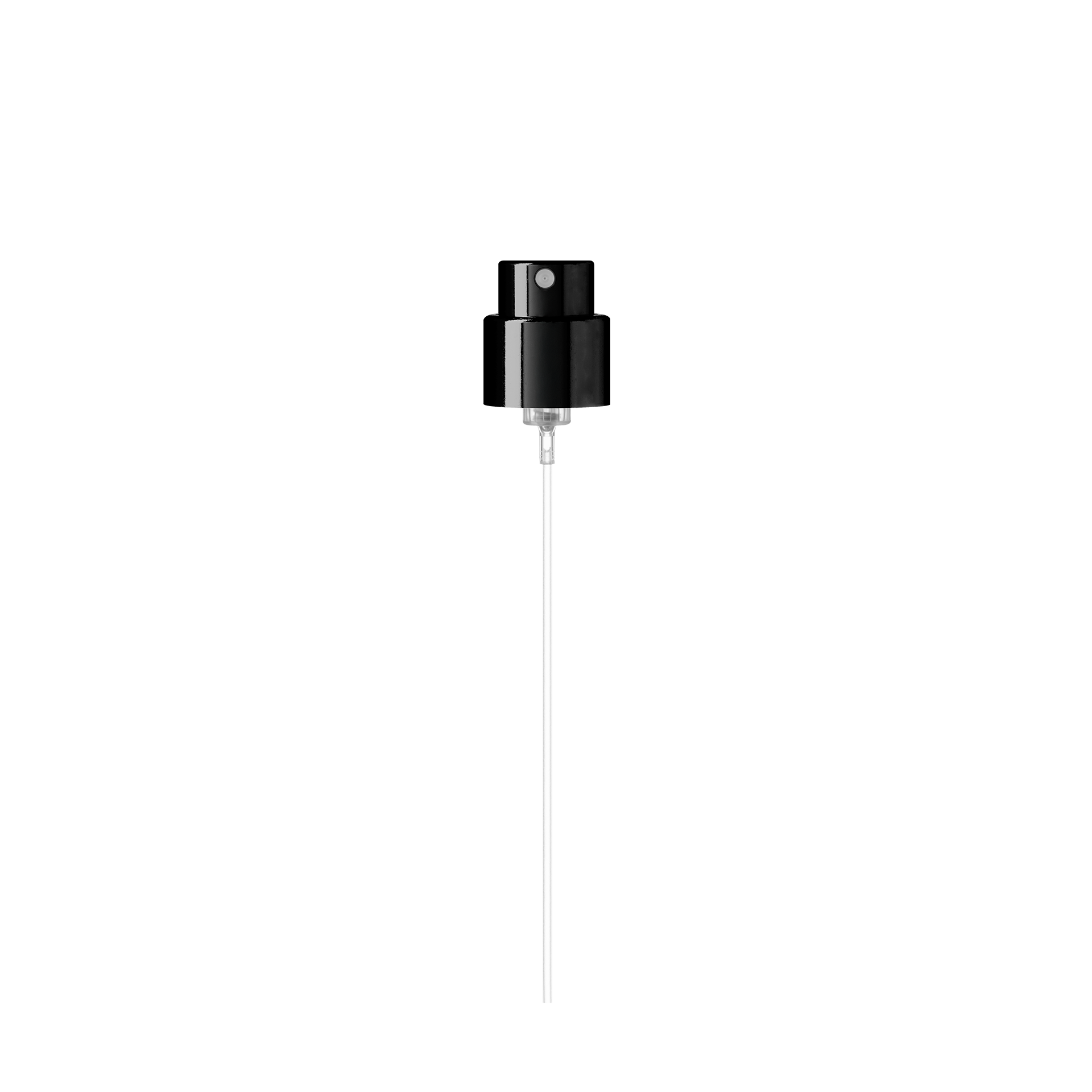 Spray cap Precious 18/400, aluminum, glossy black, dose 0.07ml (Lynx 30)