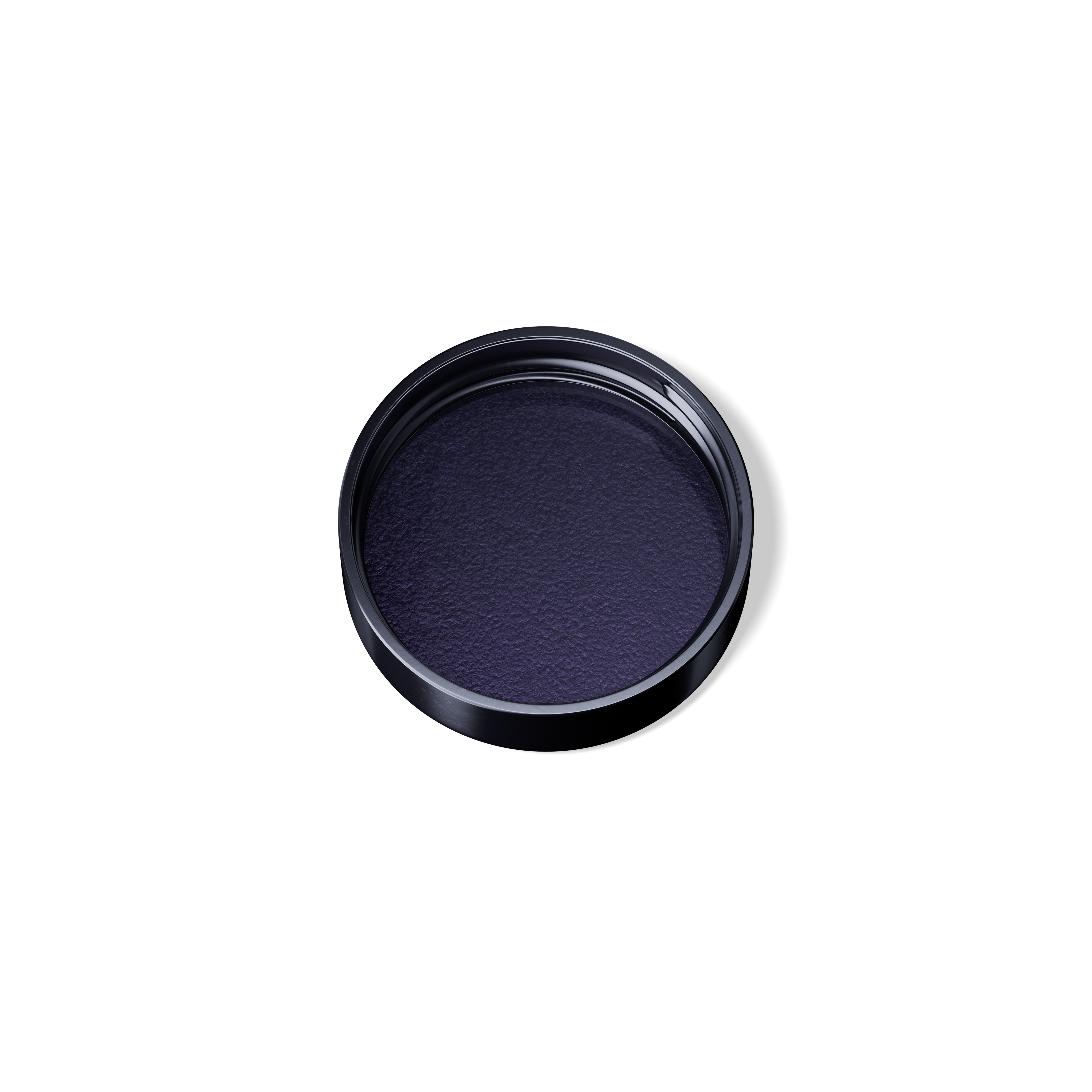 Lid Classic 45/400, SAN, black, glossy, violet Phan inlay, non-glued (Saturn 50/100)