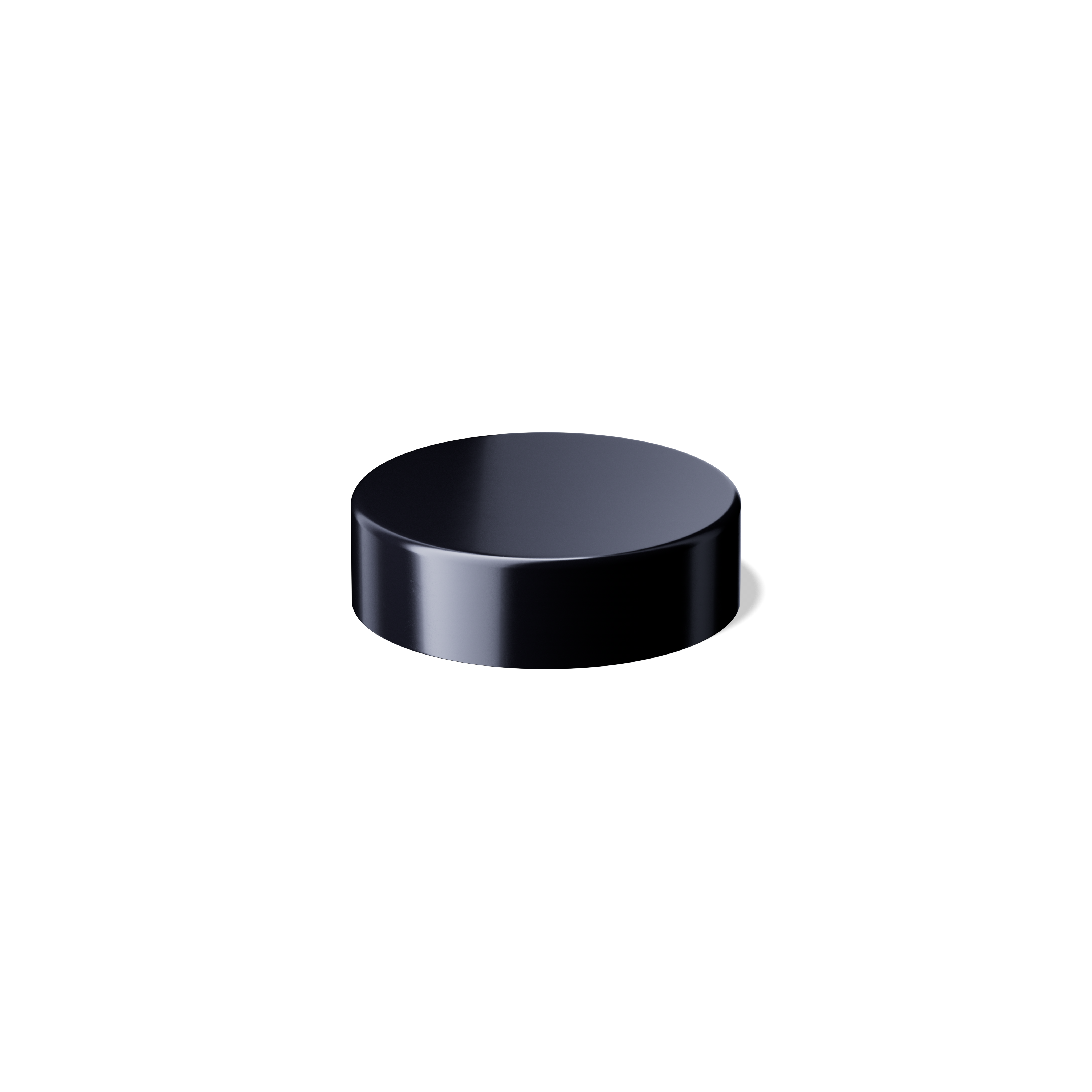 Lid Modern 38 special, UREA, black, semi-glossy, violet Phan inlay, non-glued (Sirius 15)