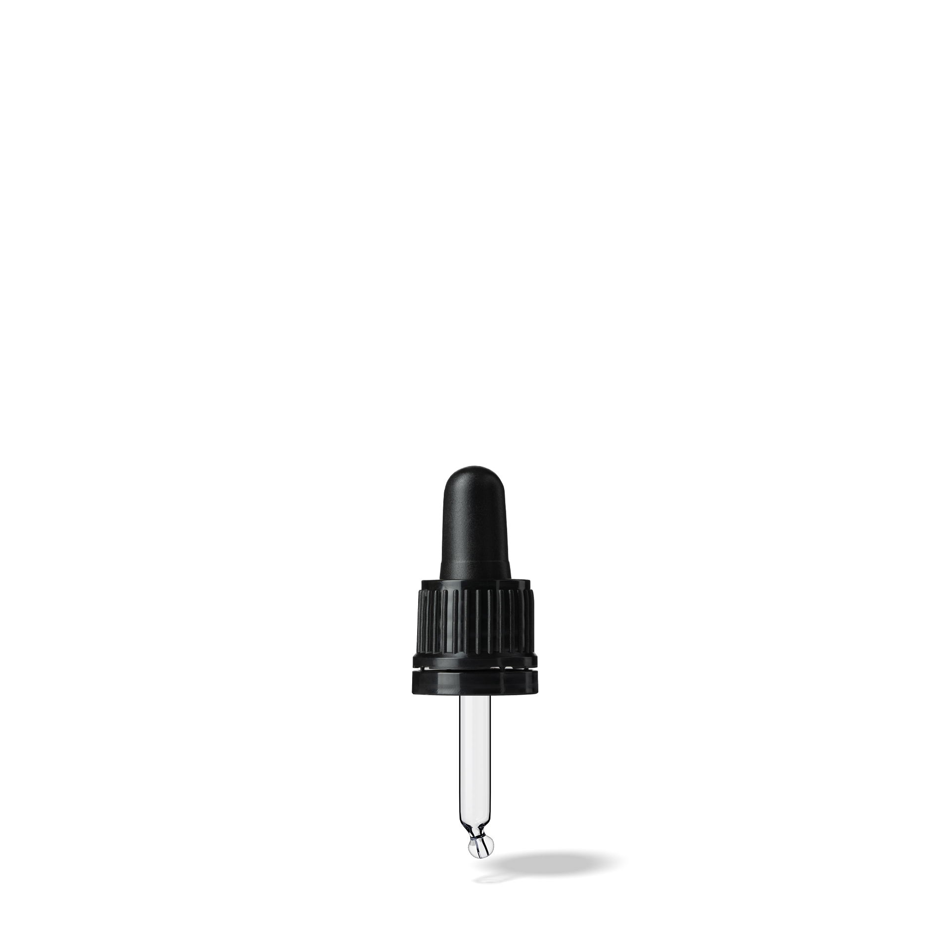 Morris Pipette, TE, DIN18, black, TPEs, dose 0.7 ml, bent ball (Orion 5)