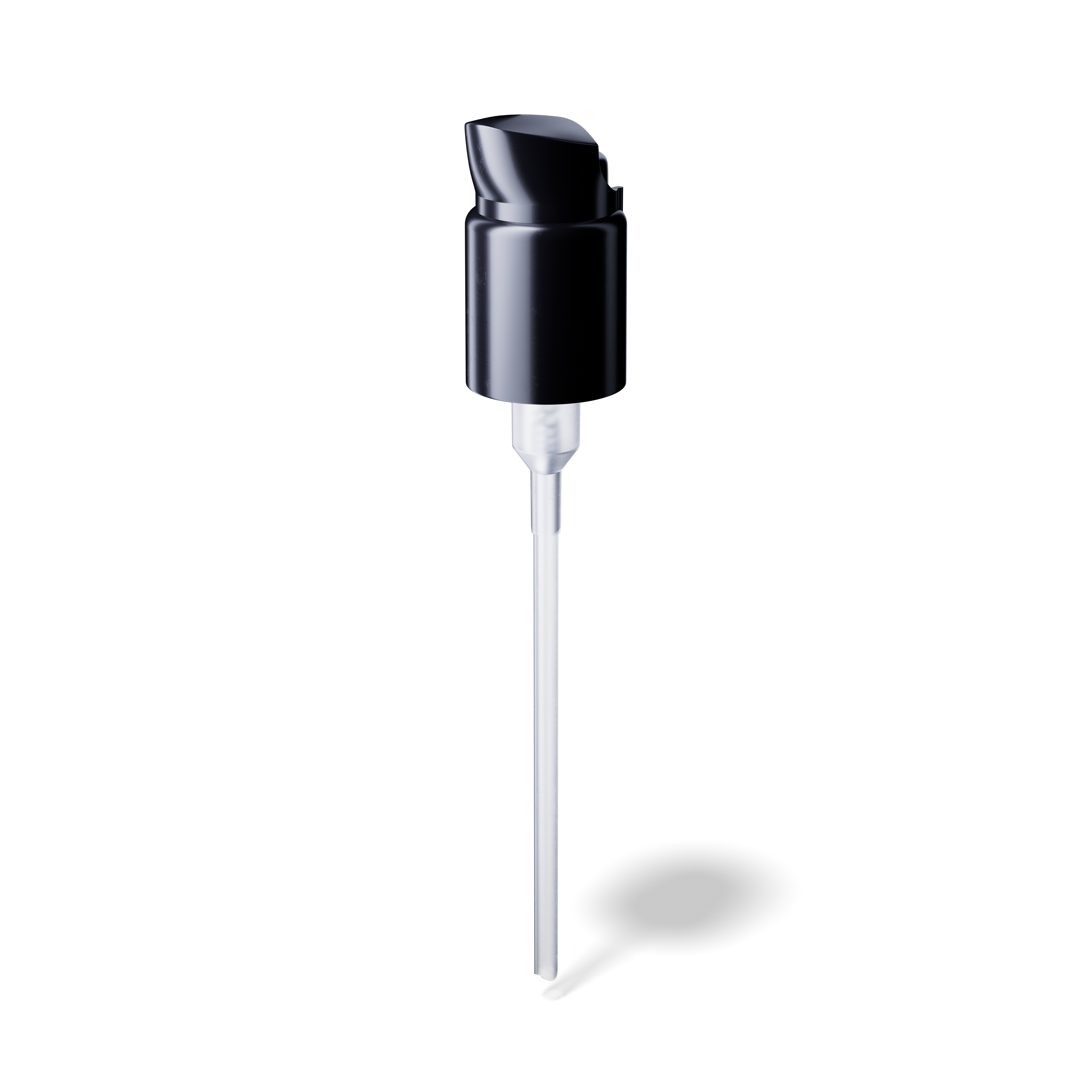 Elbe Pump cap, 24/410, PP, black, dose 0.50 ml, security clip (Virgo/Draco 200)