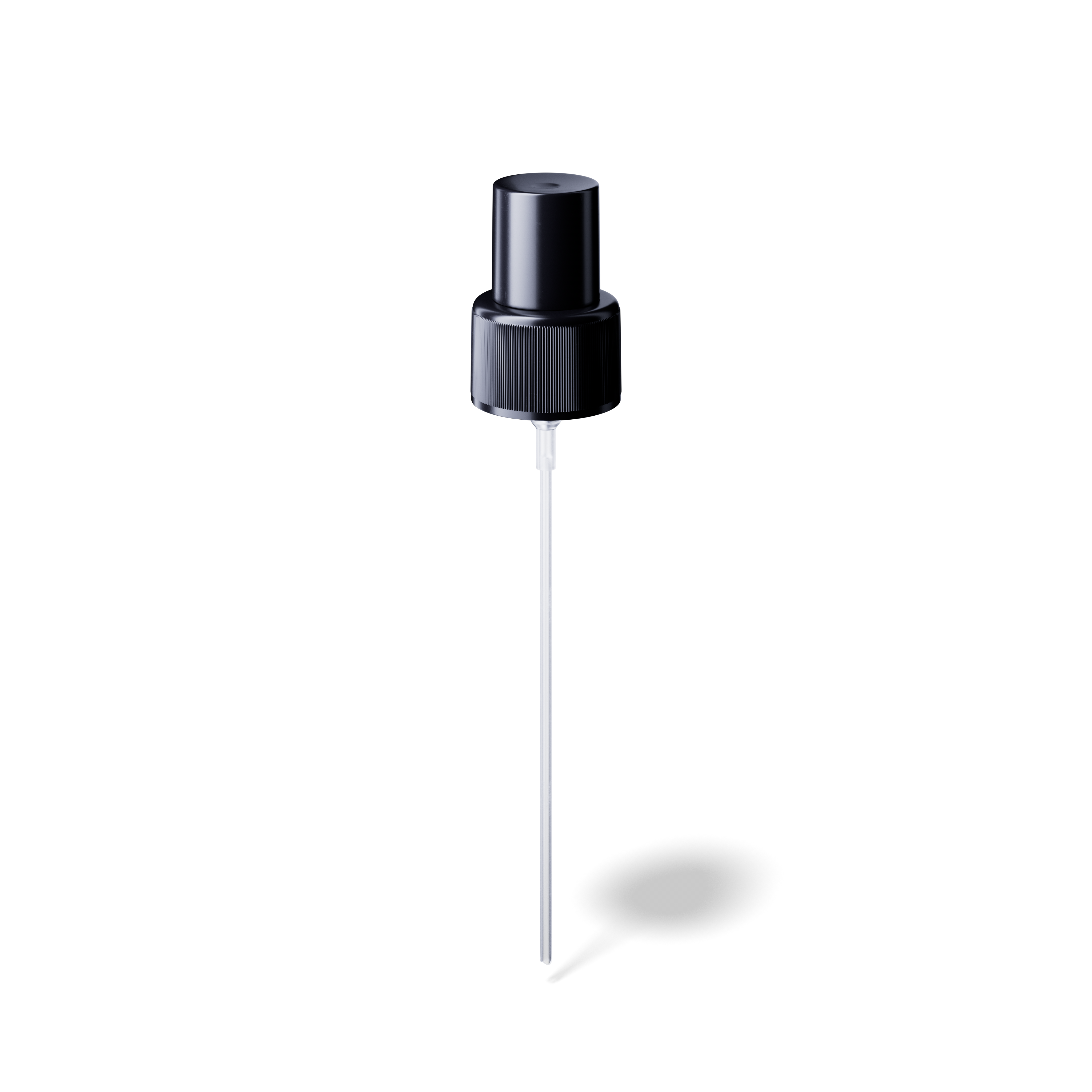 Taupo Spray cap, 24/410, PP, black, dose 0.14 ml, black overcap (Virgo/Draco 200)