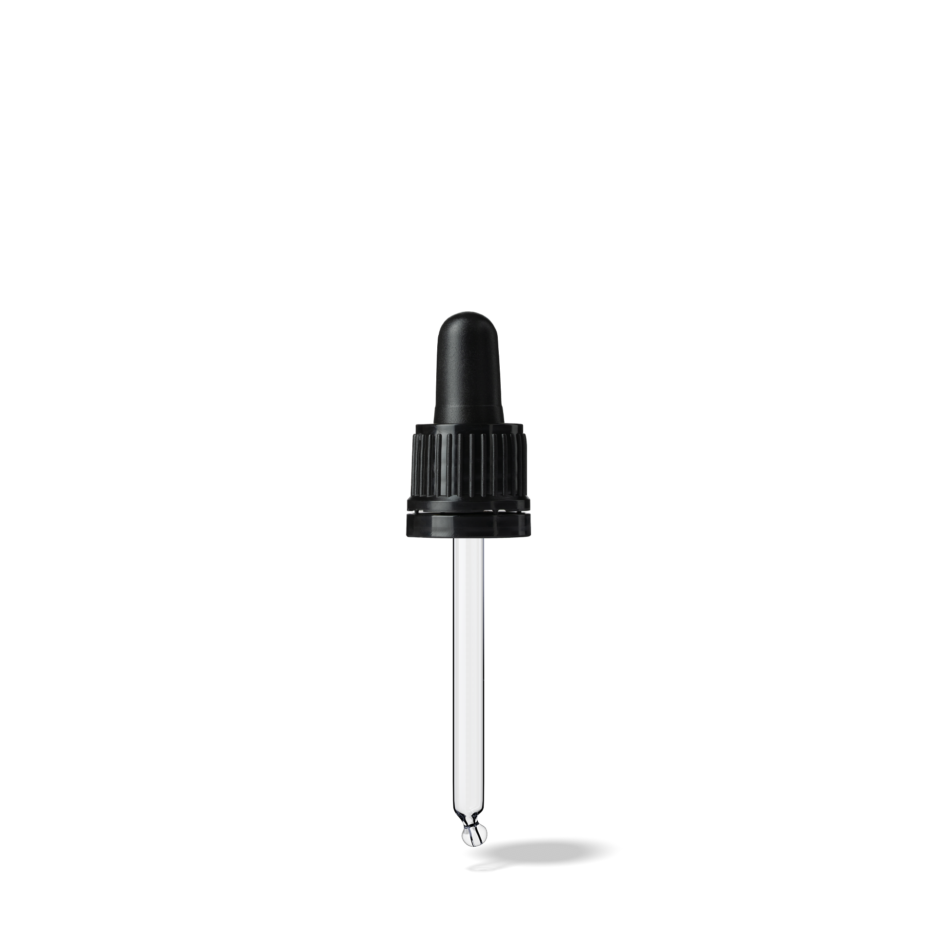 Morris Pipette, TE, DIN18, black, TPEs, dose 0.7 ml, bent ball (Orion 30)