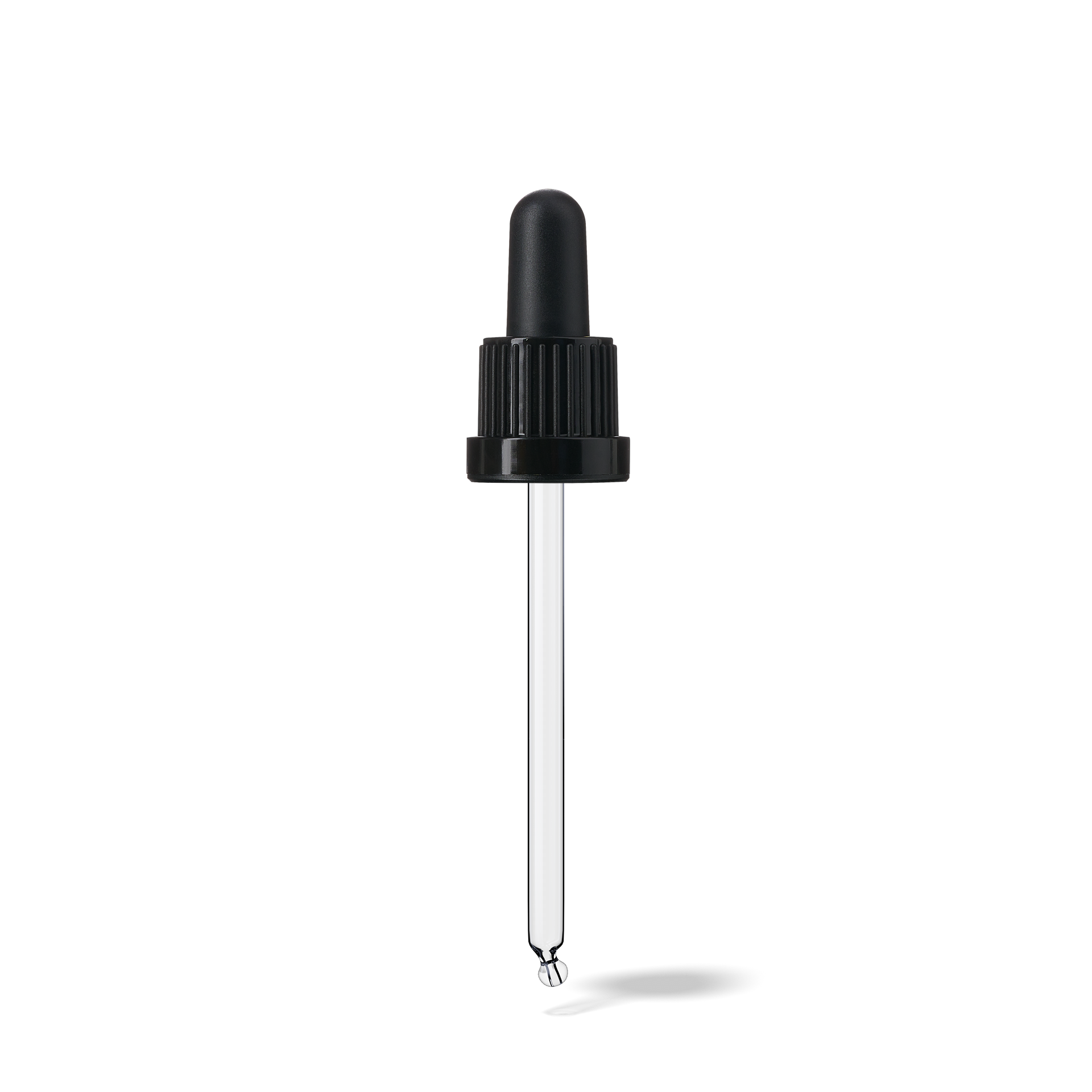 Sabine Pipette, TE, DIN18, black, TPEs, dose 1.0 ml, bent ball (Orion 50/60-106)