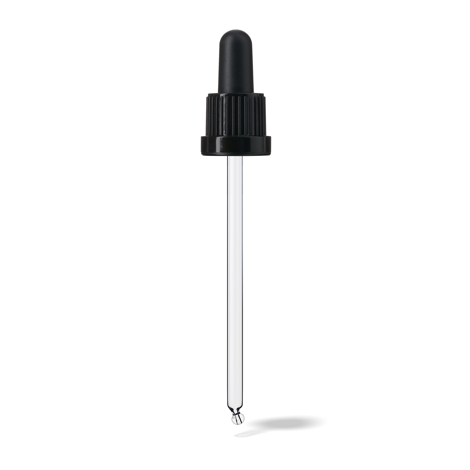 Sabine Pipette, TE, DIN18, black, TPEs, dose 1.0 ml, bent ball (Orion 100)