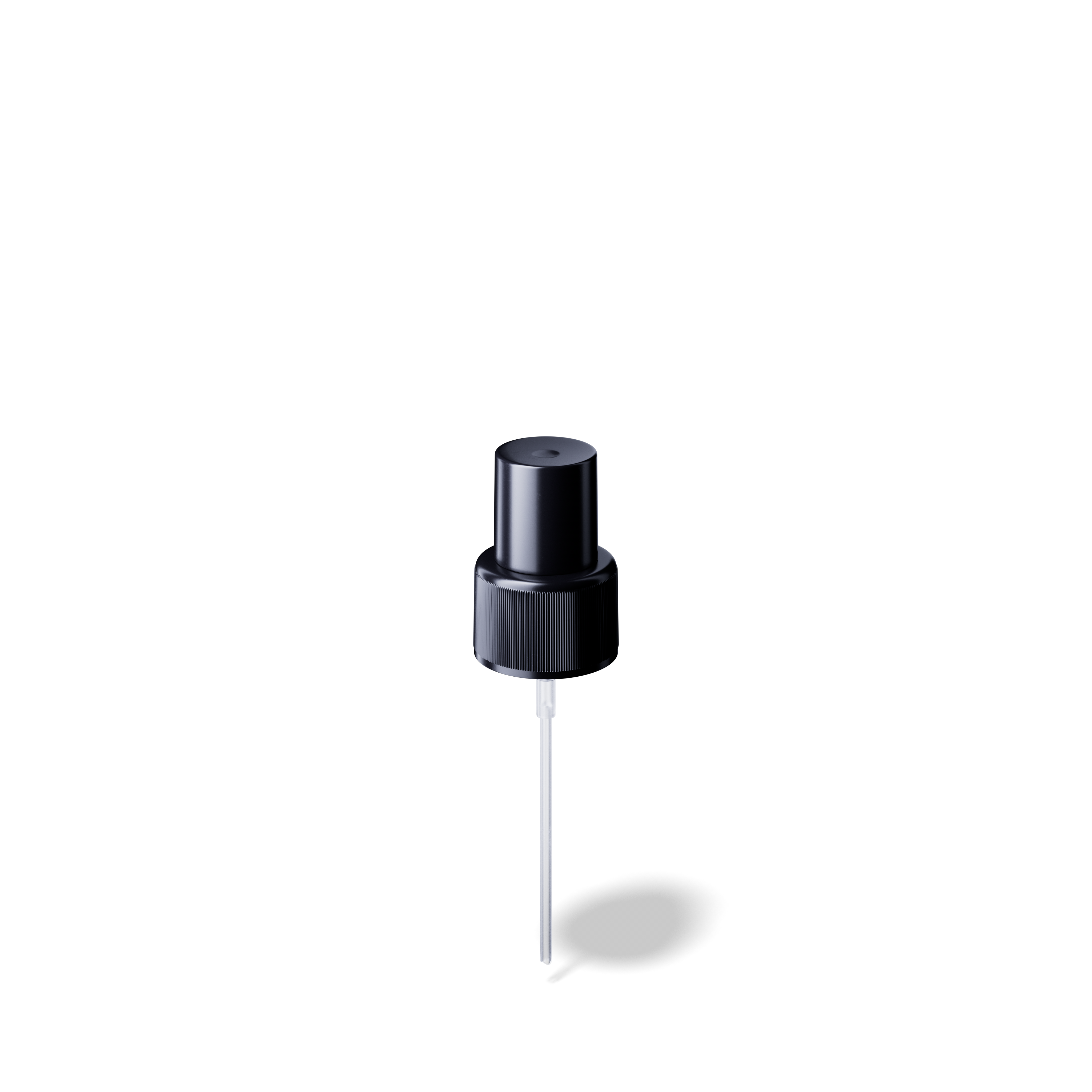 Taupo Spray cap, 24/410, PP, black, dose 0.14 ml, black overcap (Virgo 50) 