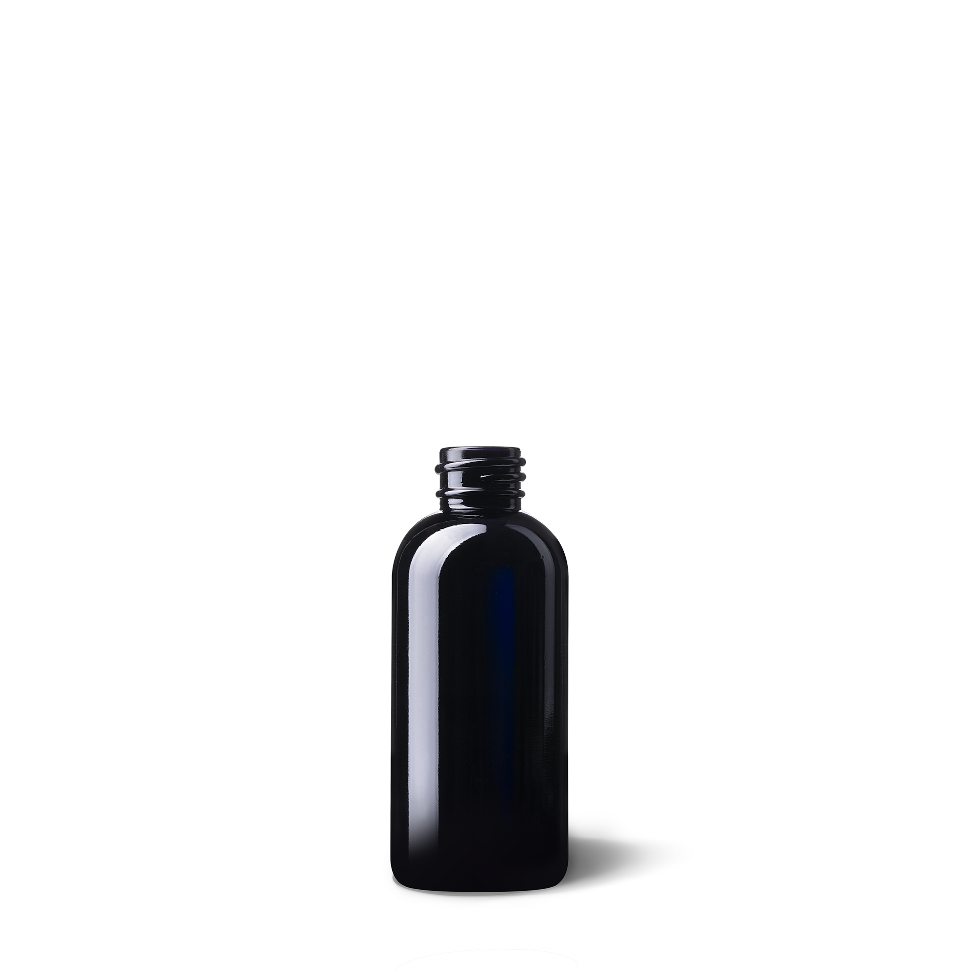 Cosmetic bottle Capella 50ml, 20/410, anti rotation nocks, Miron