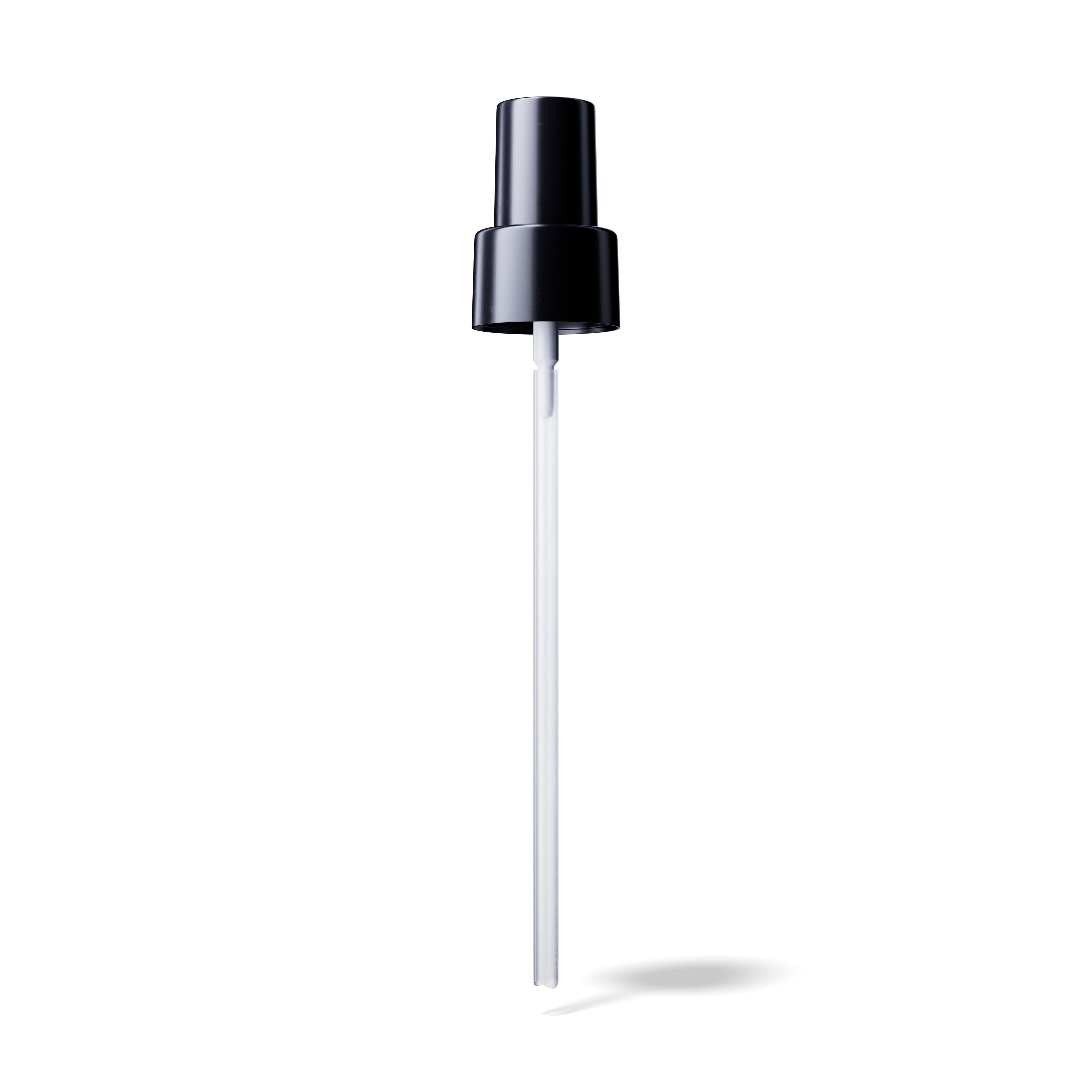 Neva Pump cap, 24/410, PP black, dose 0.19 ml, black overcap (Virgo/Draco 200)