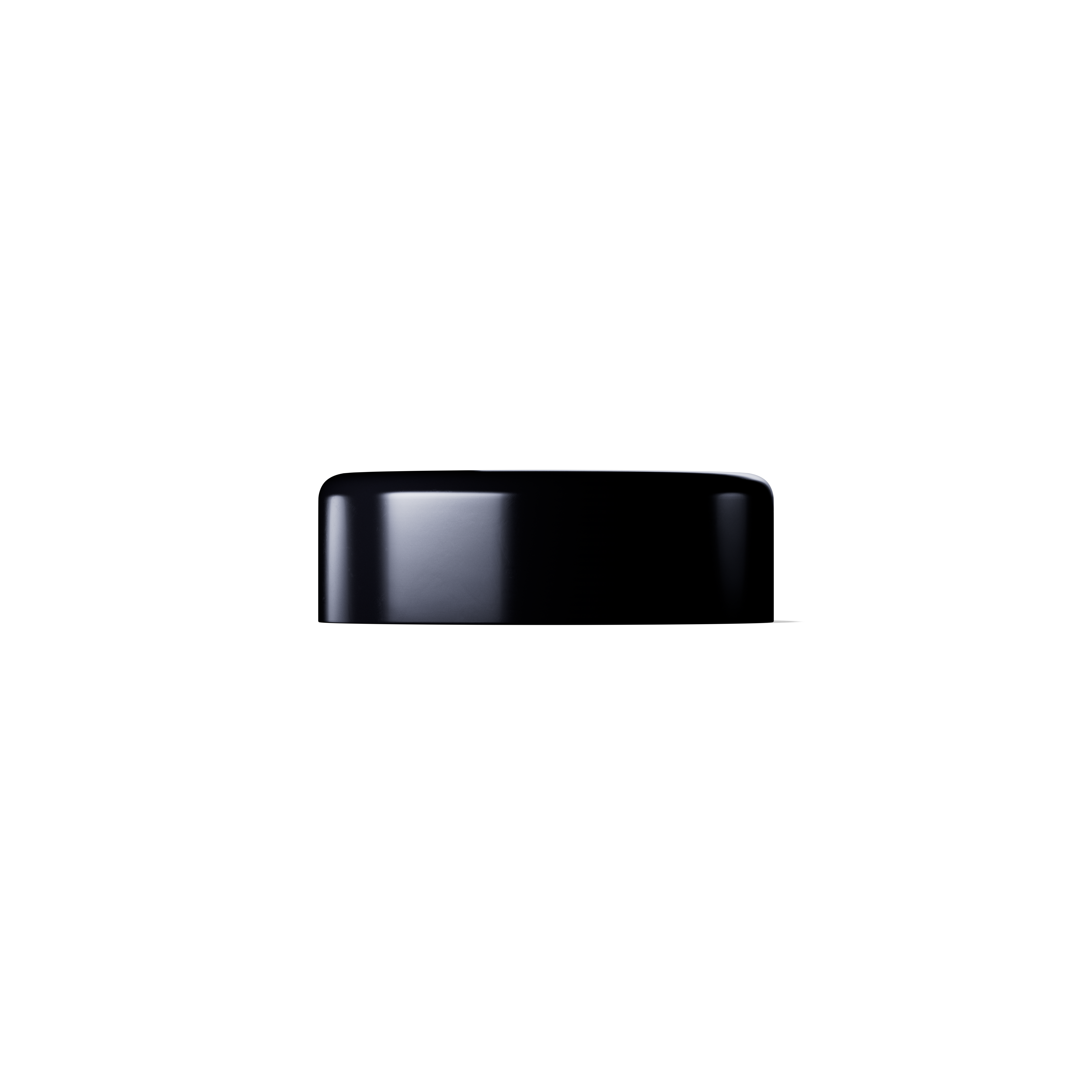 Lid Modern 47 special, UREA, black, semi-glossy, violet Phan inlay, non-glued (Ceres 30)
