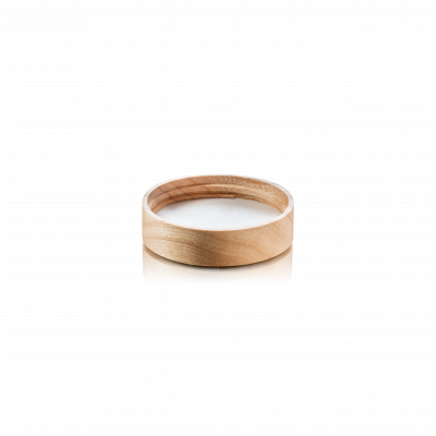 Lid Modern 58/400, wood ash, light, white inlay (Saturn 200)