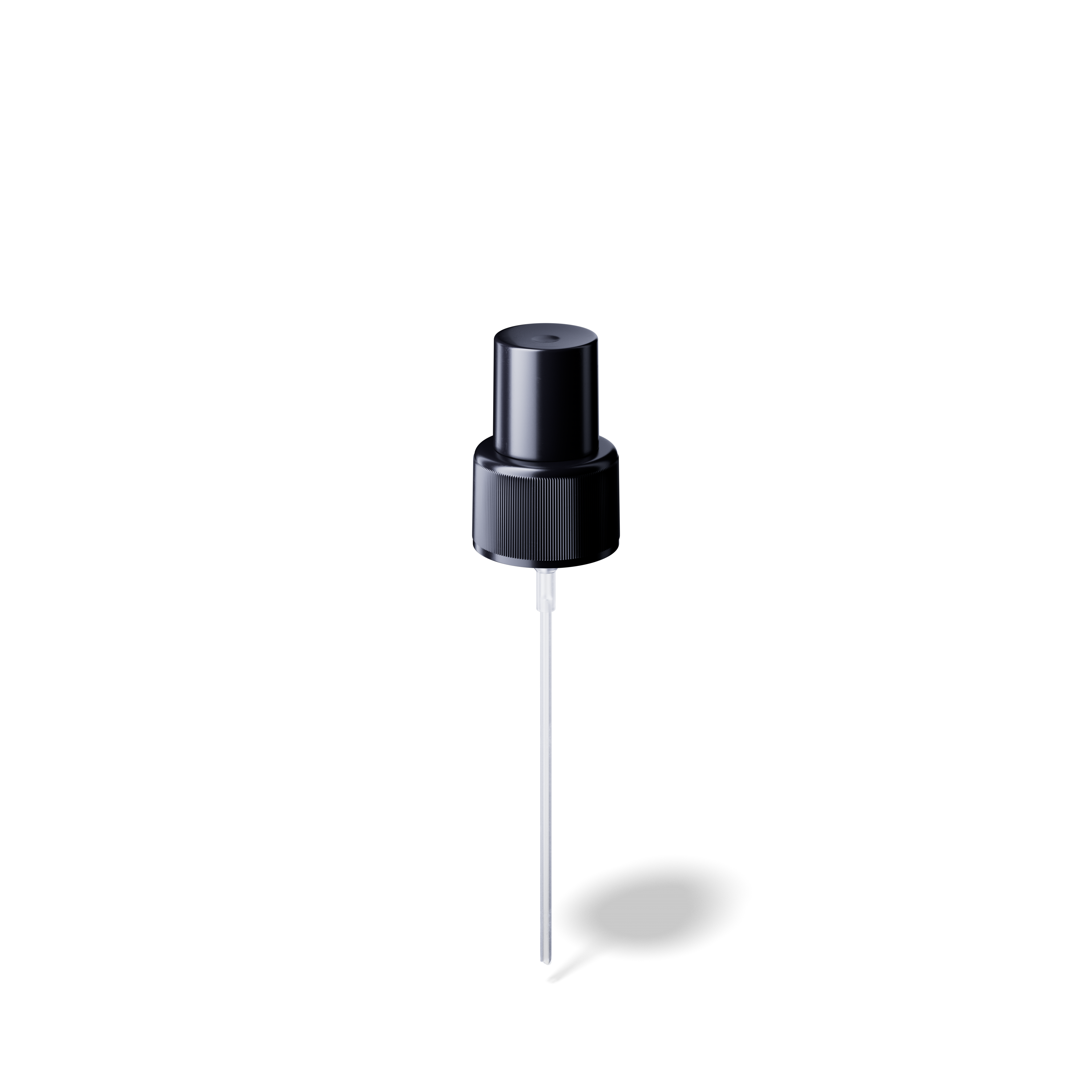 Taupo Spray cap, 24/410, PP, black, dose 0.14 ml, black overcap (Virgo 100) 