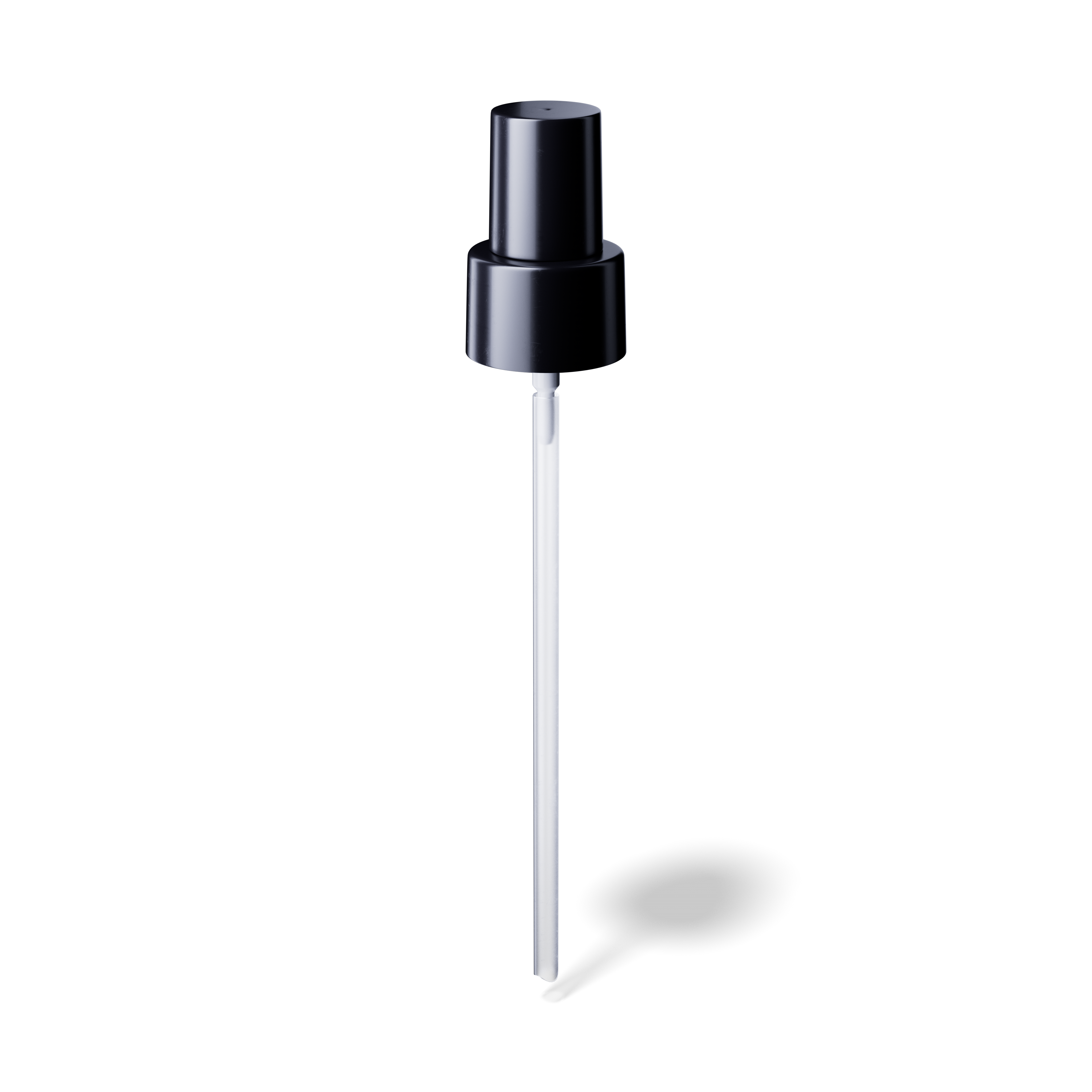 Neva Pump cap, 24/410, PP black, dose 0.19 ml, black overcap (Virgo/Draco 200)