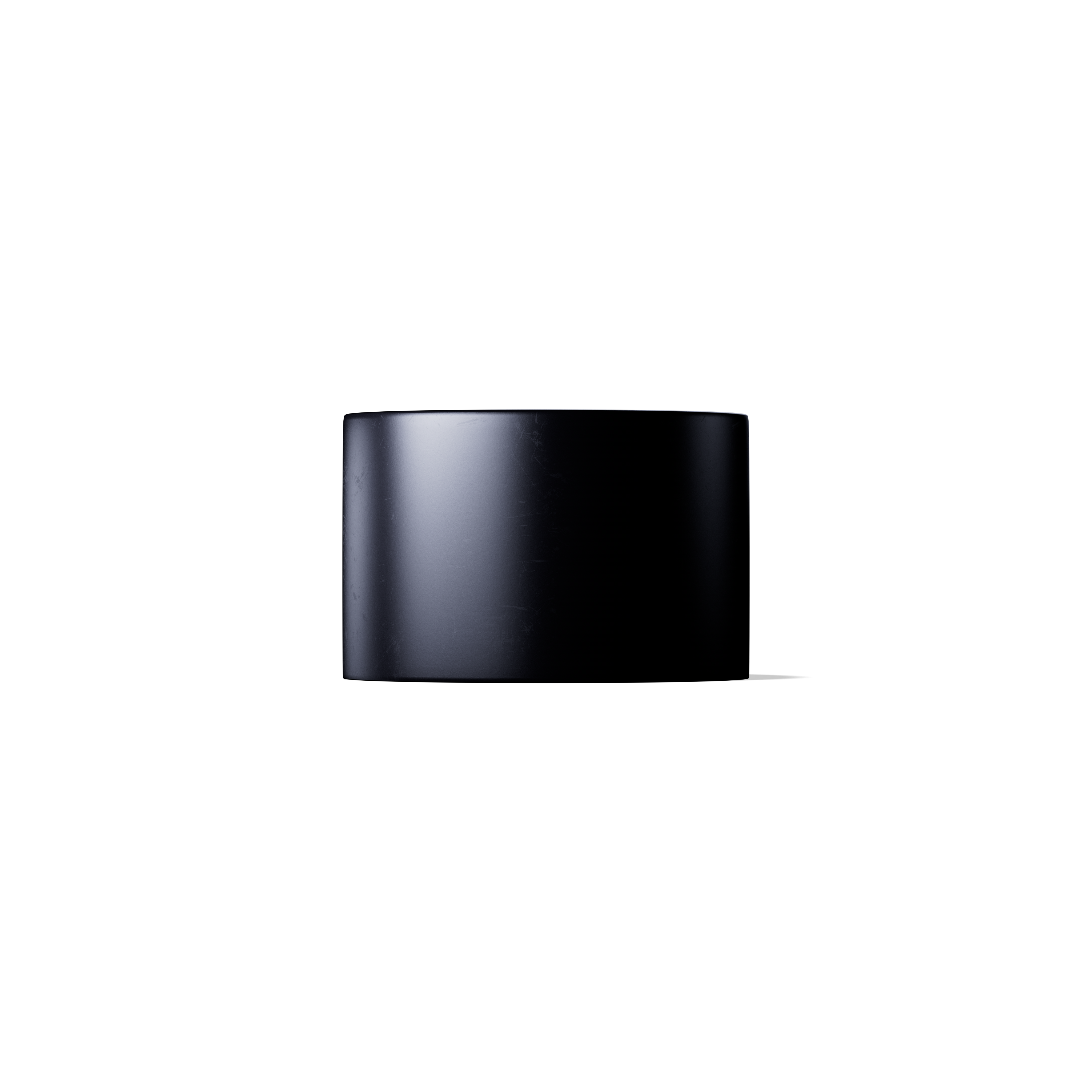 Screw cap Sence, 24/410, PP, black matte, white inlay