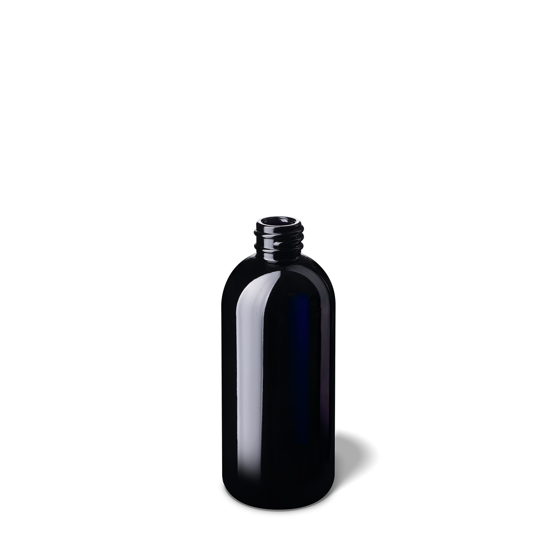 Cosmetic bottle Capella 100ml, 20/410, anti rotation nocks, Miron