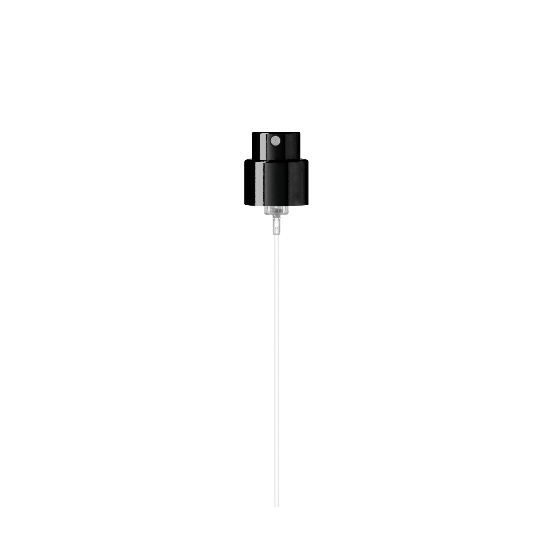 Spray cap VP4 18/400, aluminum, glossy black, dose 0.07ml (Mira 30)