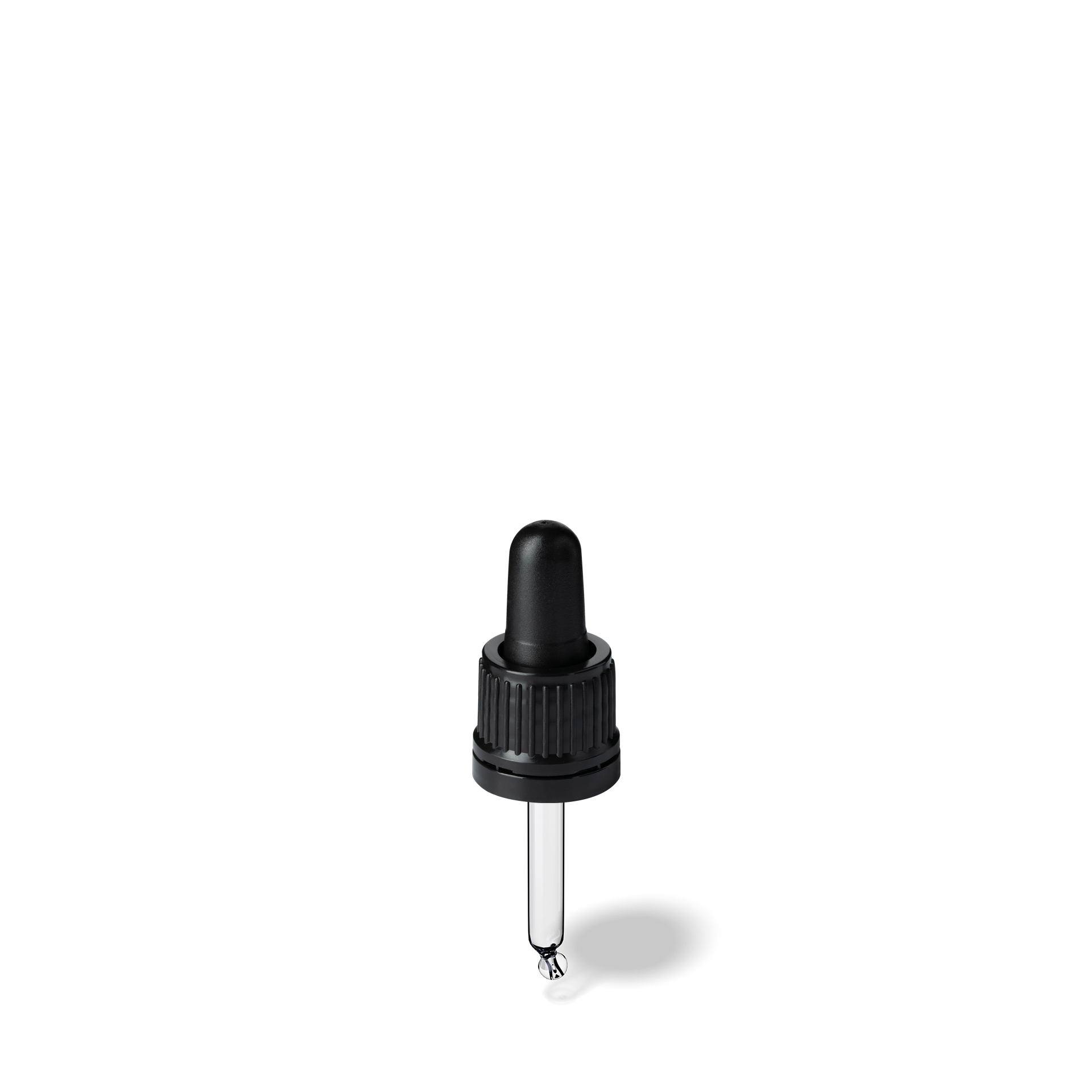 Morris Pipette, TE, DIN18, black, TPEs, dose 0.7 ml, bent ball (Orion 5)