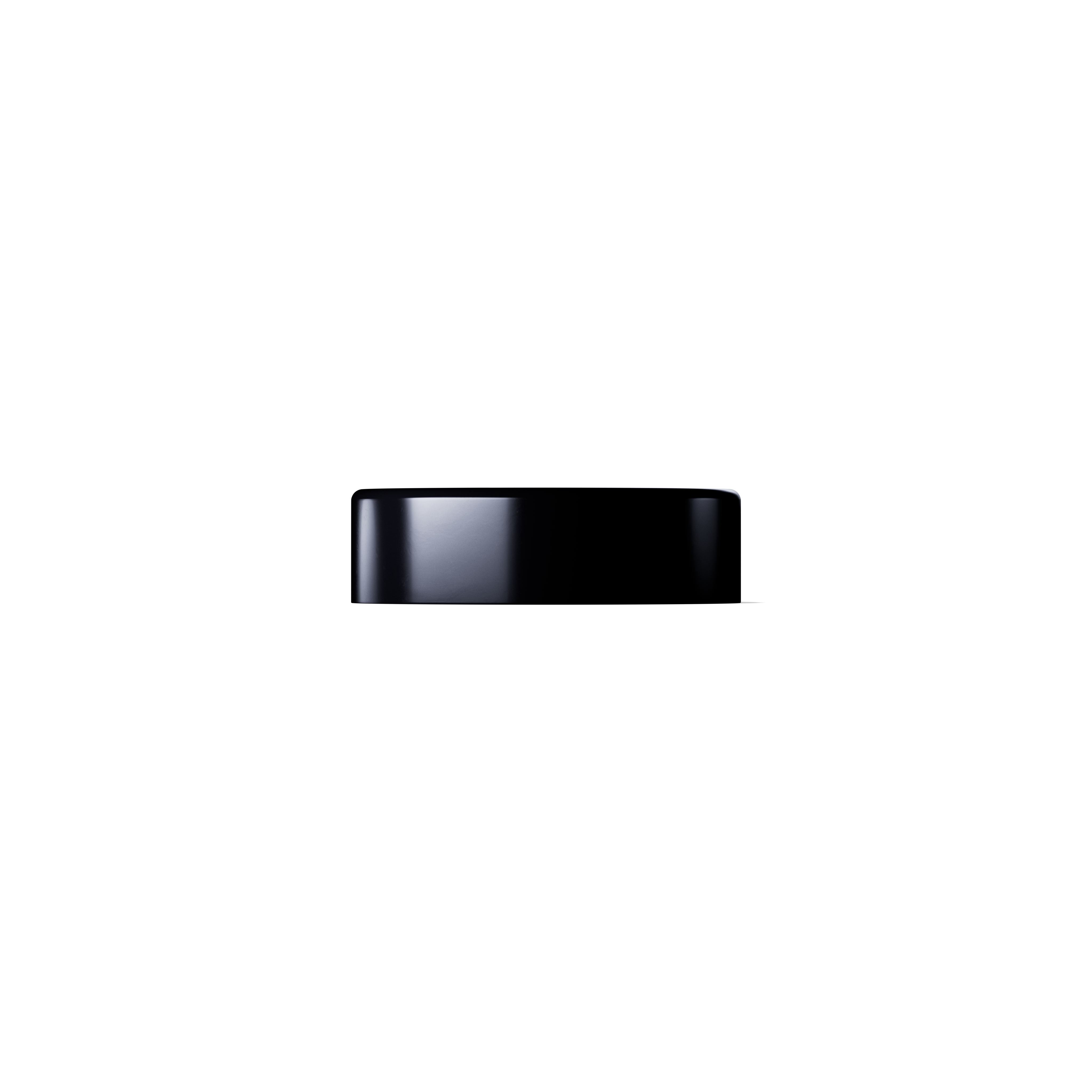 Lid Modern 38 special, UREA, black, semi-glossy, violet Phan inlay, non-glued (Sirius 15)
