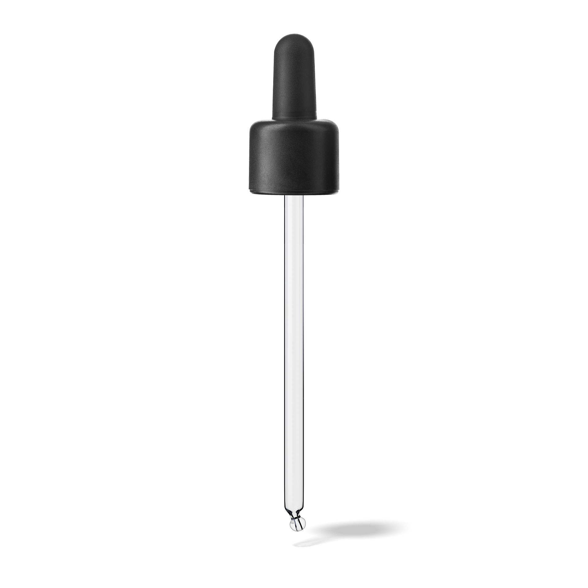 Donau Pipette, TE, DIN18, black, TPEs, dose 1.0 ml, bent ball (Orion 100)