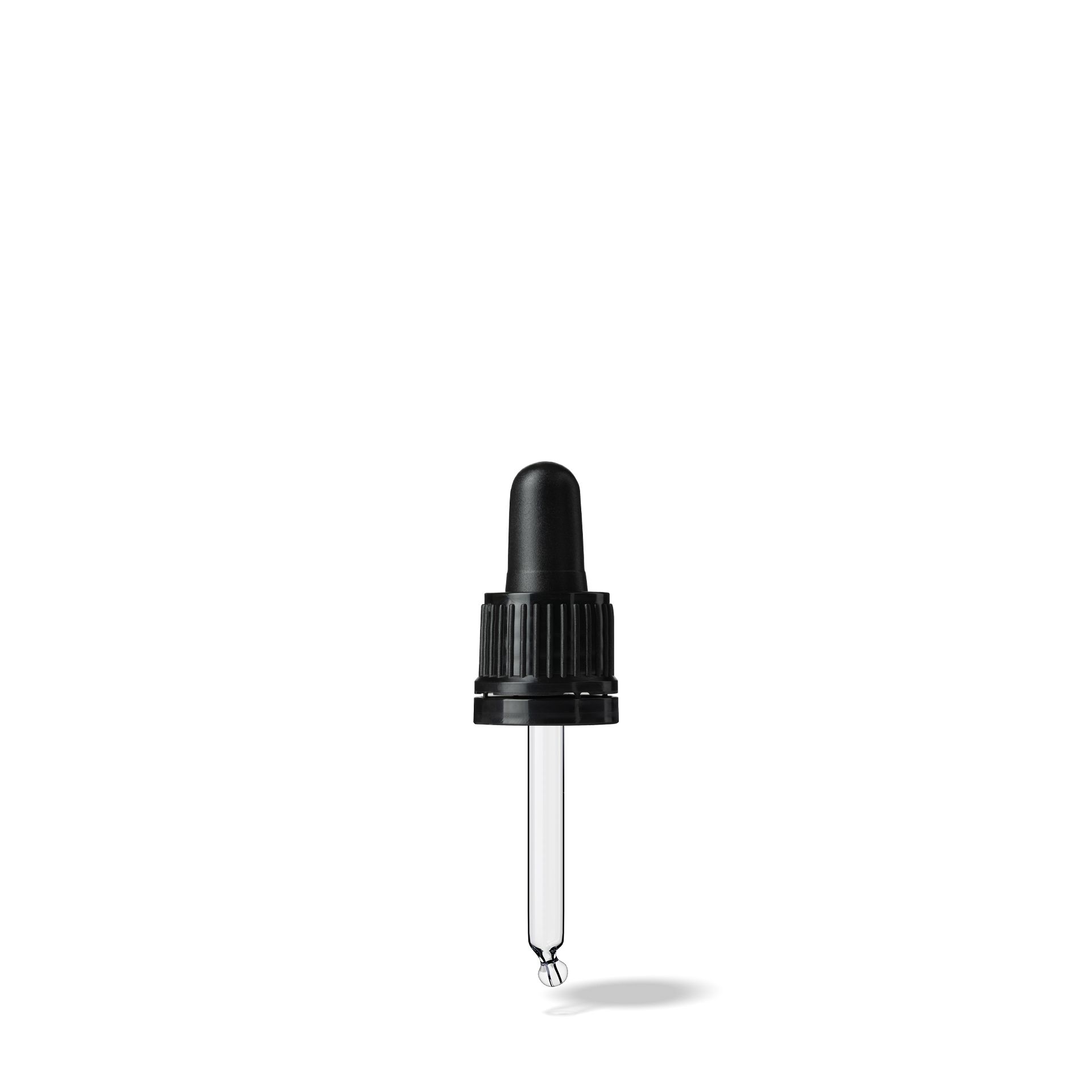 Morris Pipette, TE, DIN18, black, TPEs, dose 0.7 ml, bent ball (Orion 10)