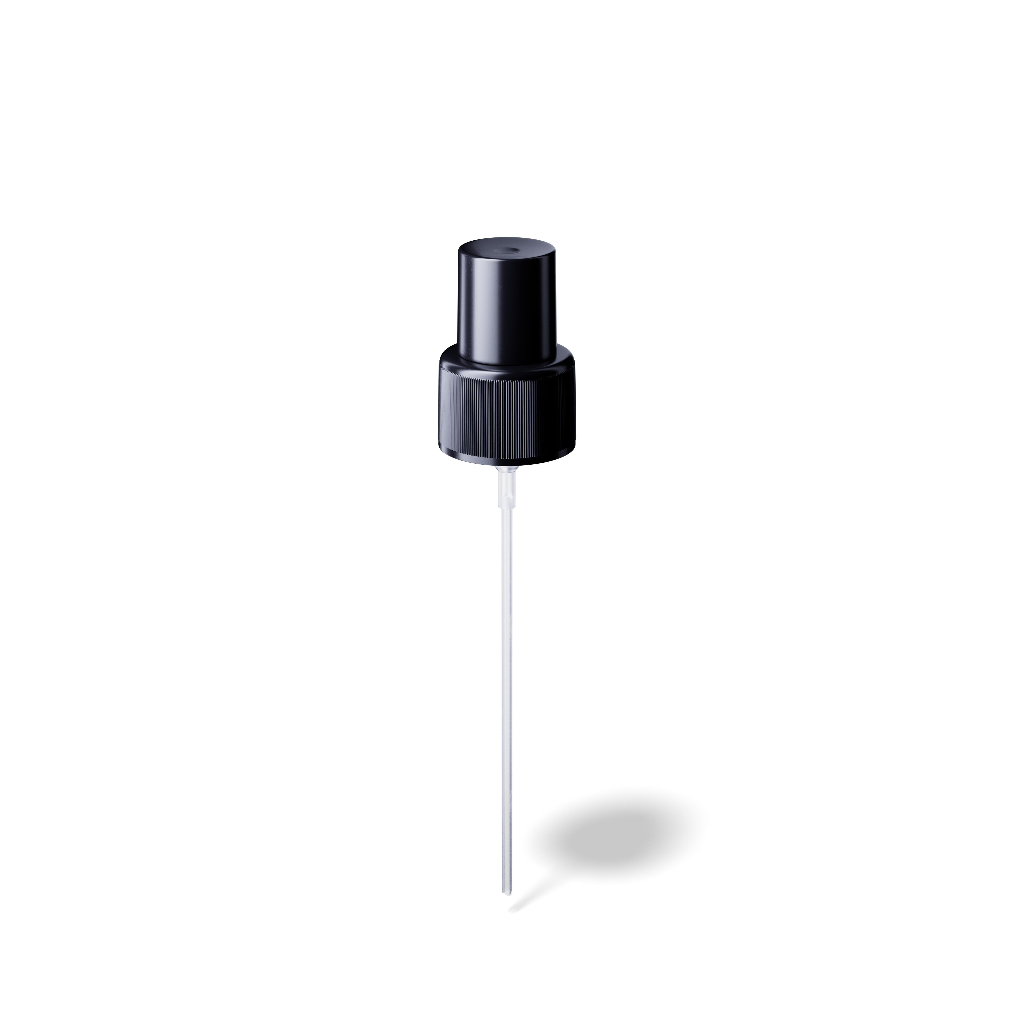 Taupo Spray cap, 24/410, PP, black, dose 0.14 ml, black overcap (Capella 200)