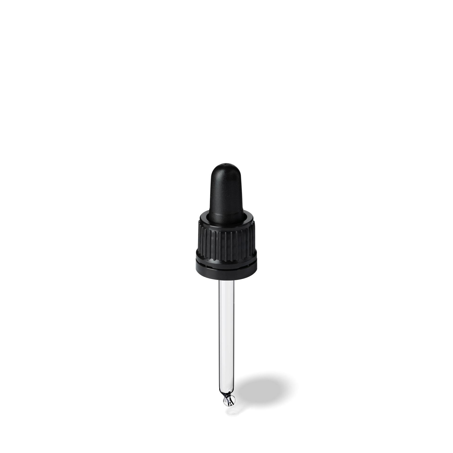 Morris Pipette, TE, DIN18, black, TPEs, dose 0.7 ml, bent ball (Orion 30)