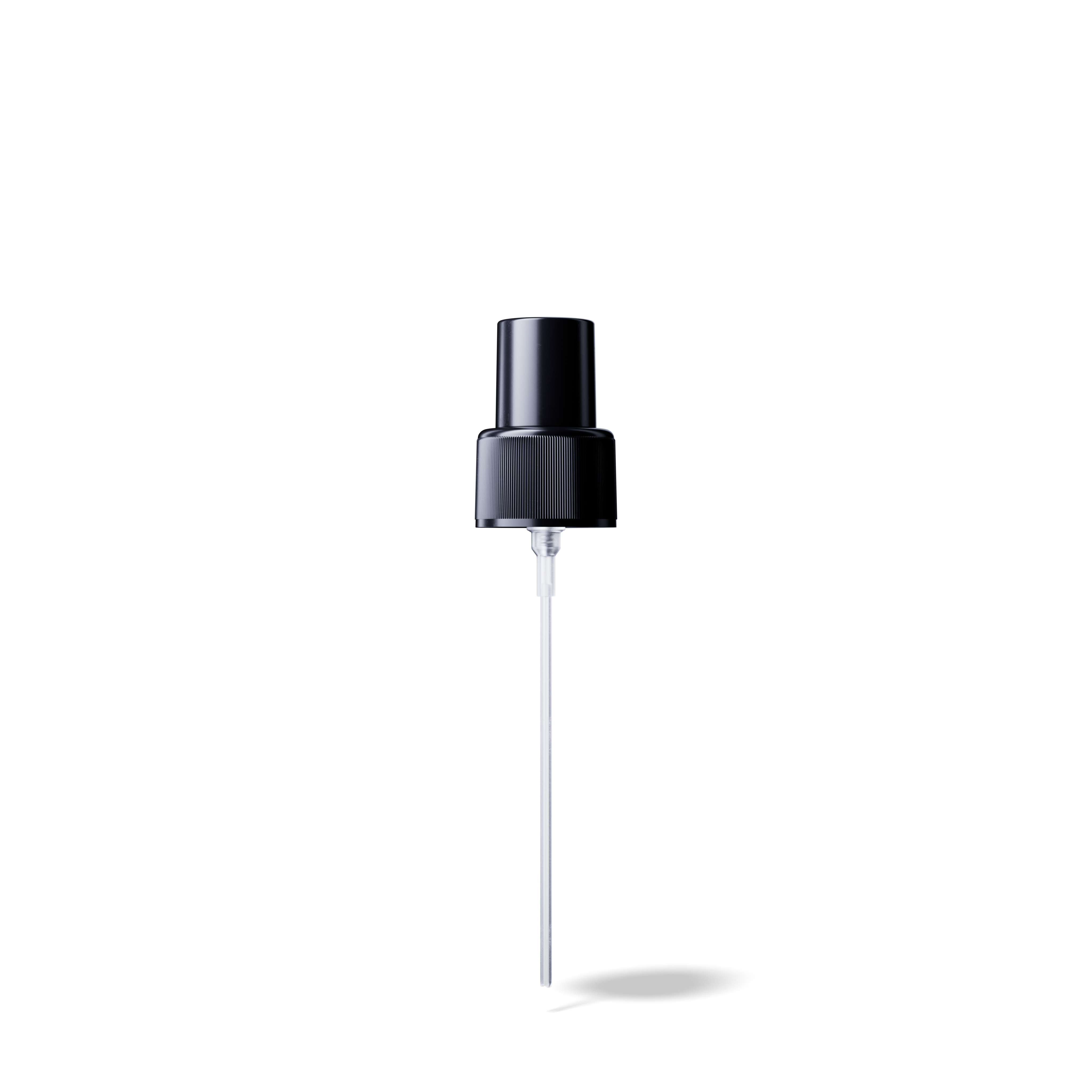 Taupo Spray cap, 24/410, PP, black, dose 0.14 ml, black overcap (Virgo 100) 