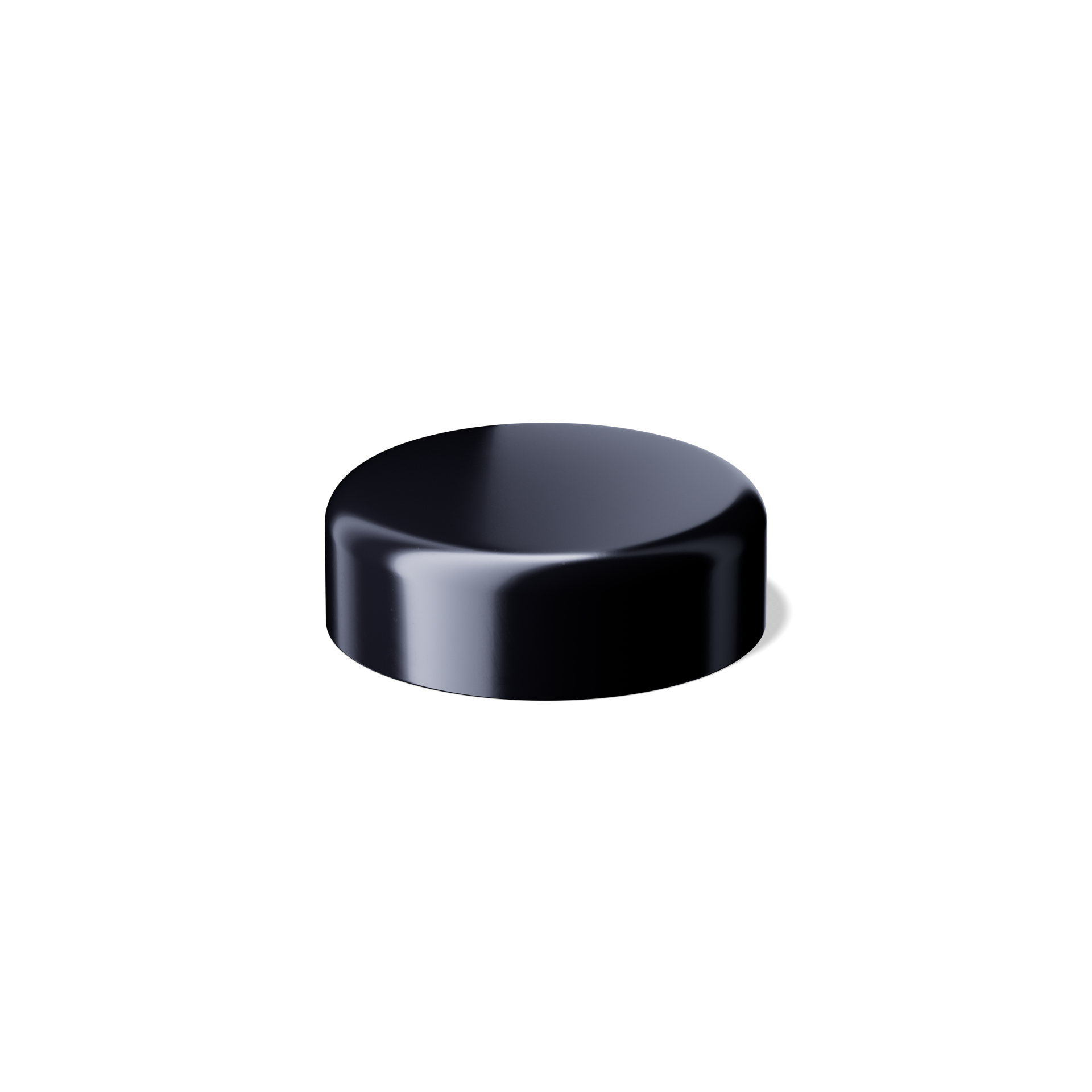 Lid Classic 48/400, SAN, black, violet Phan inlay, non-glued (Saturn 100/Carina 200/300)