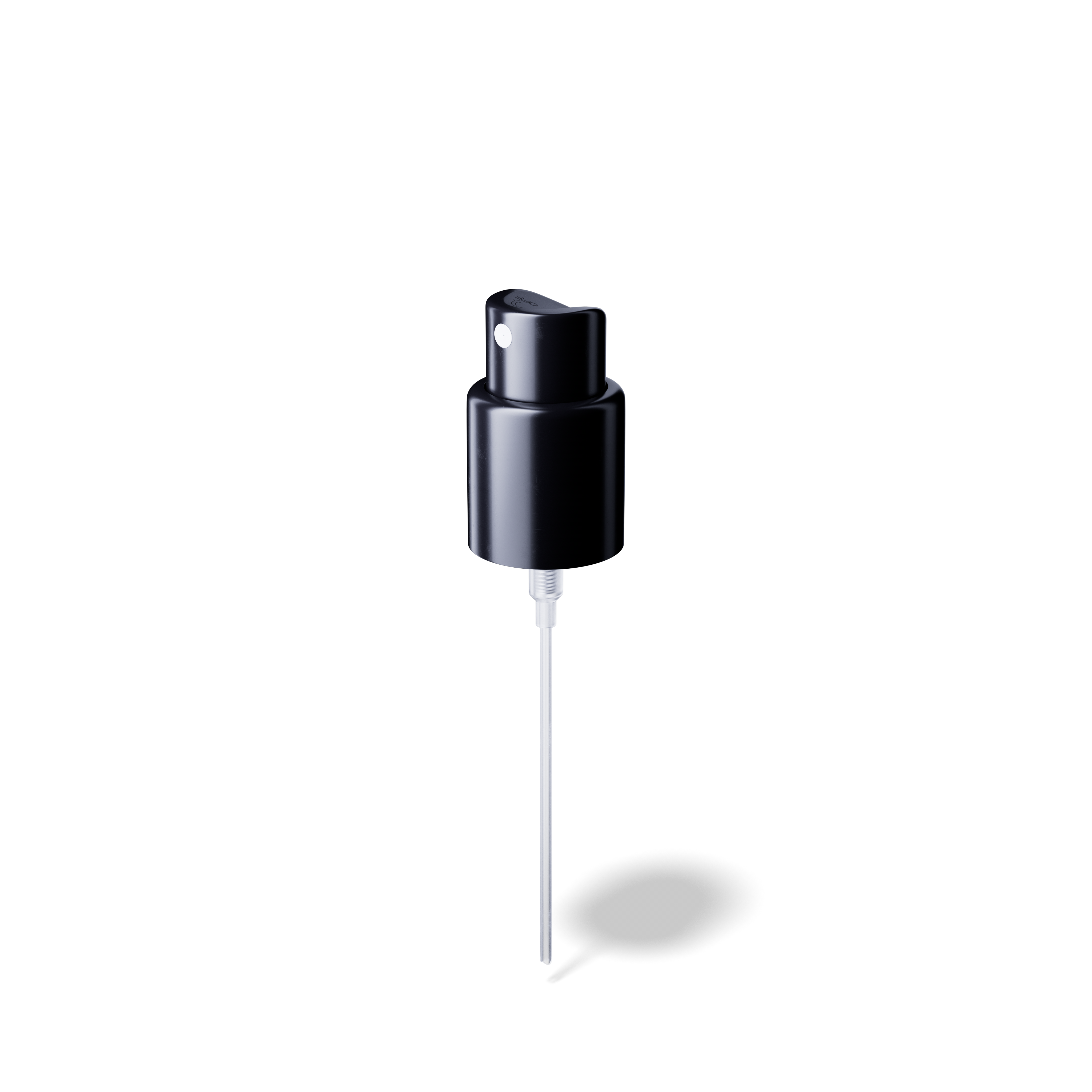 Toba Spray cap, 24/410, PP, black, dose 0.19 ml (Virgo 100)