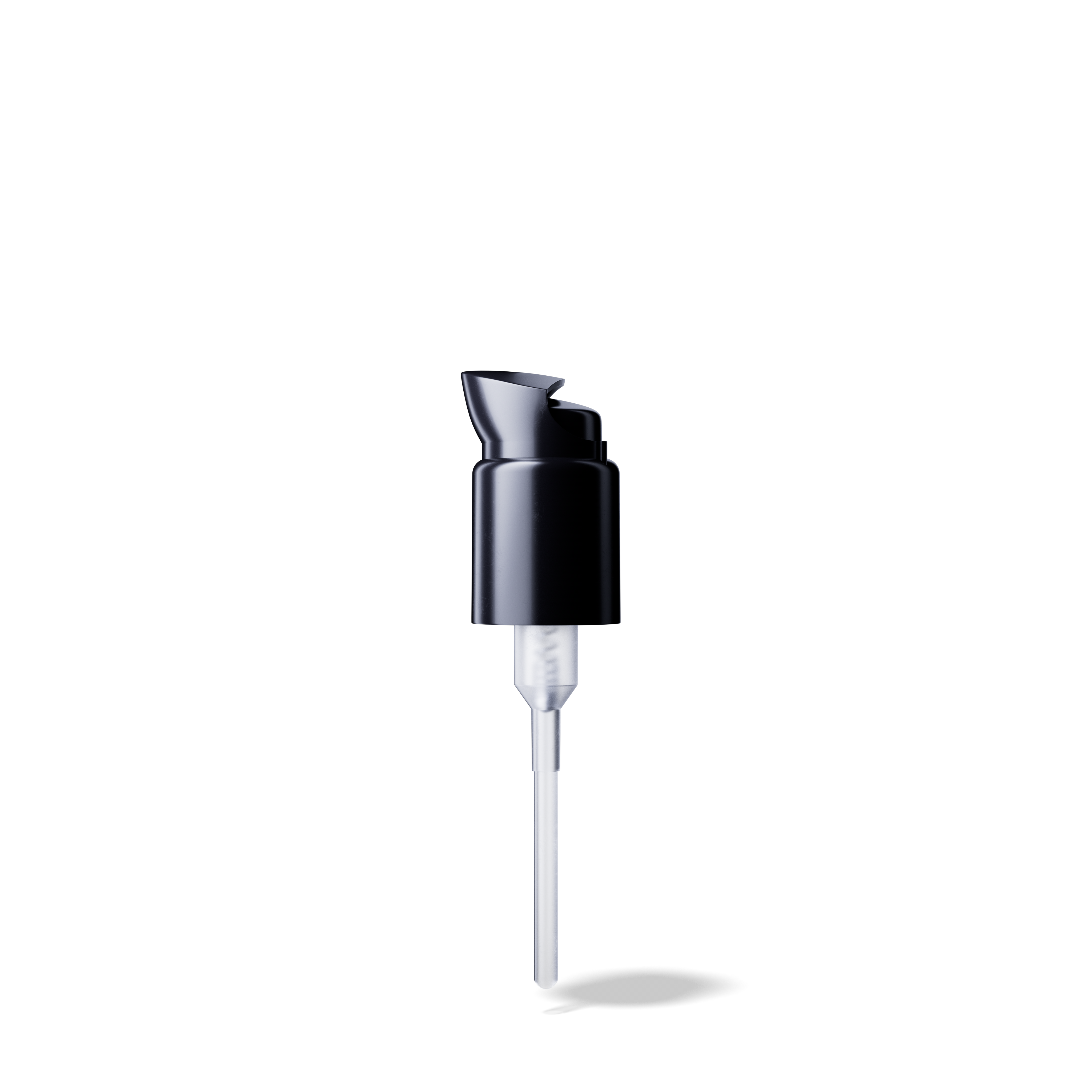 Elbe Pump cap, 24/410, PP, black, dose 0.50 ml, security clip (Capella 200)